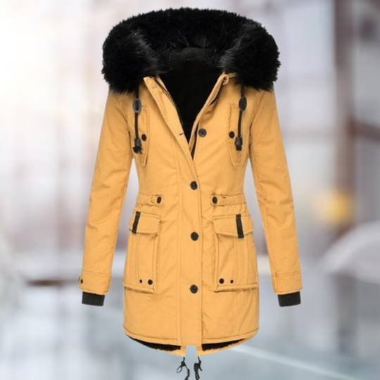 Fur Collar Coat for Women