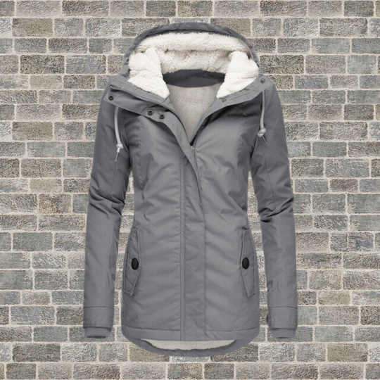 Soft-Lined Winter Coat for Women