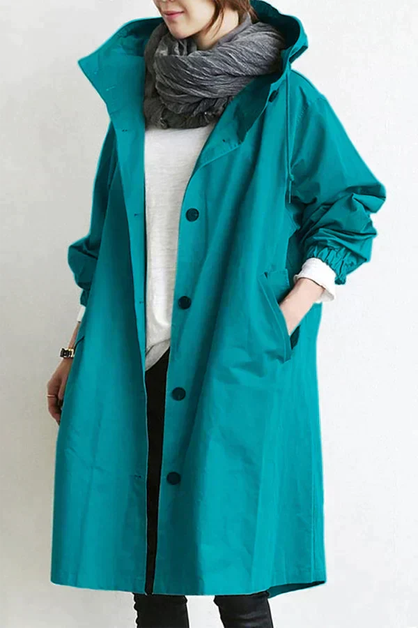 Comfy Oversized Trench Coat for Women