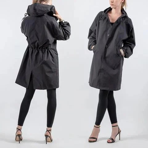 Comfy Oversized Trench Coat for Women