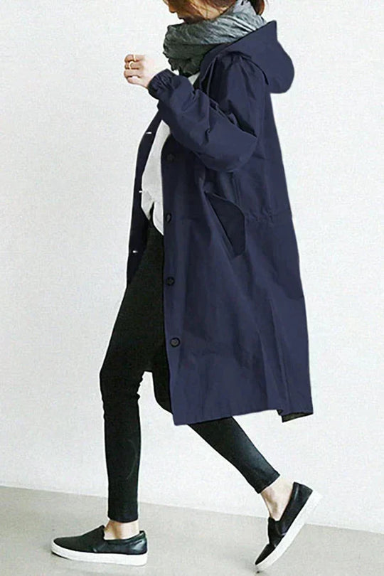 Comfy Oversized Trench Coat for Women