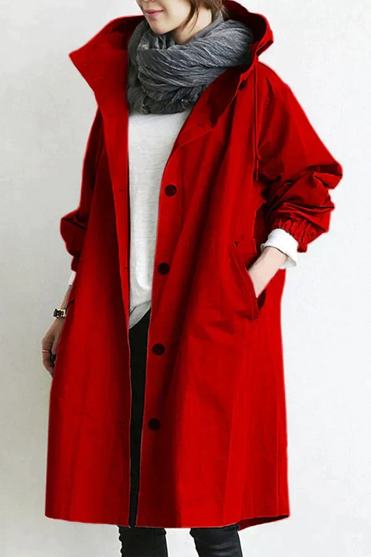 Comfy Oversized Trench Coat for Women