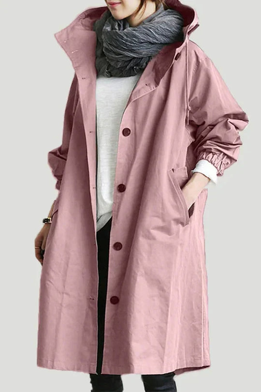 Comfy Oversized Trench Coat for Women