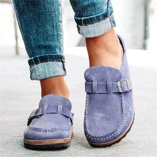 Casual  Slip on Loafers with Buckle for Women