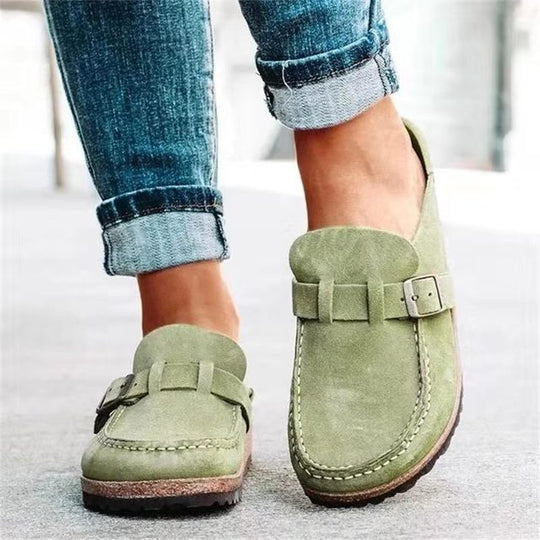 Casual  Slip on Loafers with Buckle for Women