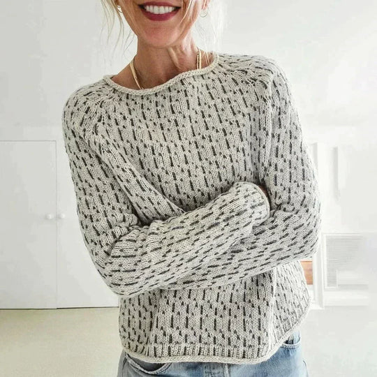 Casual Gray Jumper for Women