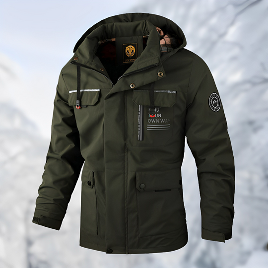 Casual Hooded Outdoor Winter Jacket for Men