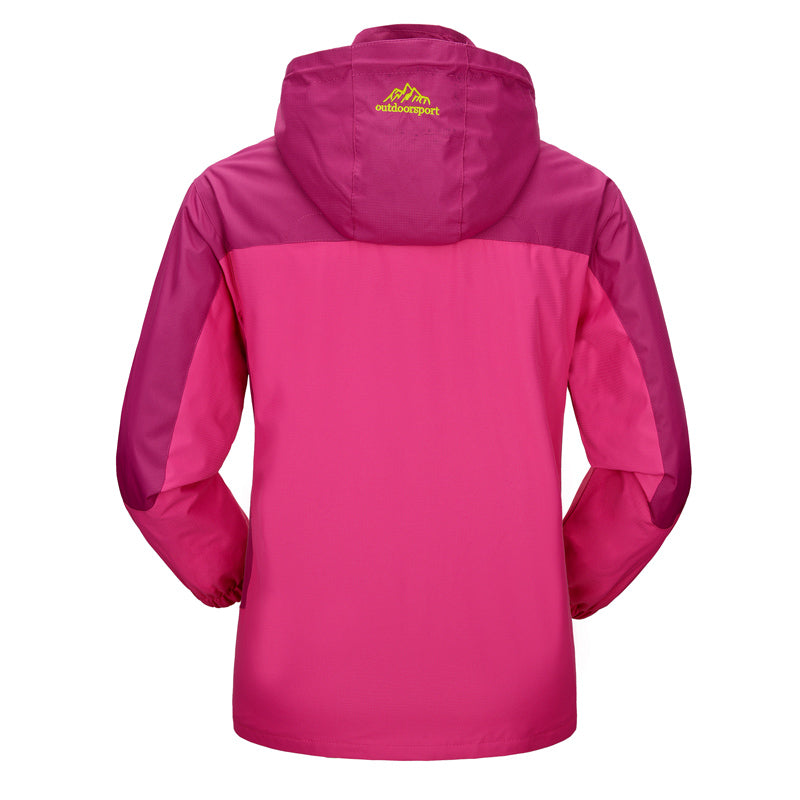 Breathable Outdoor Jacket with Hood for Women