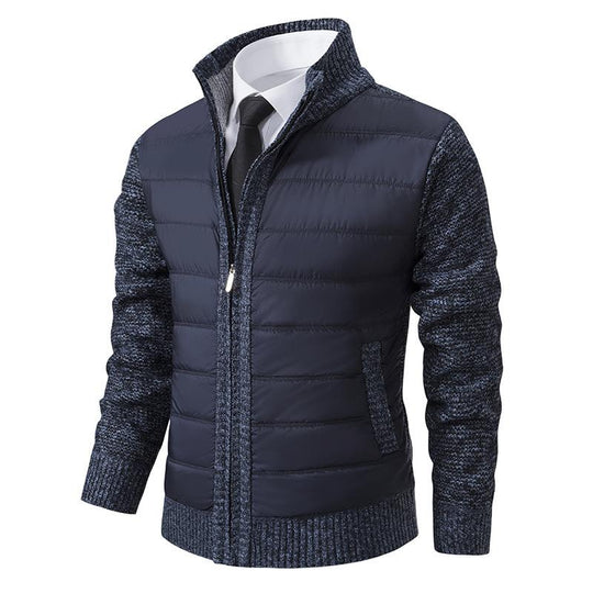 Warm Zip Up Cardigan for Men