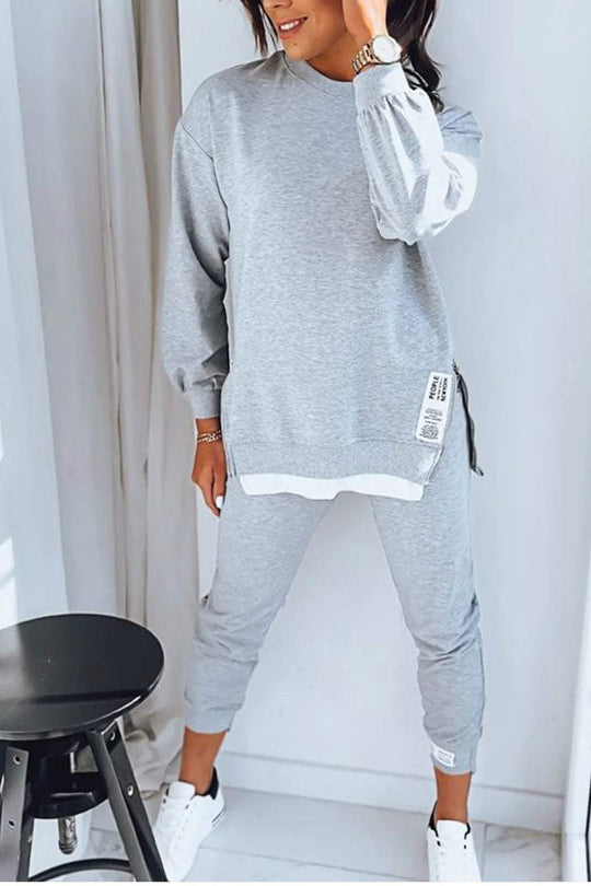 Oversized Sweatshirt and Joggers Set for Women